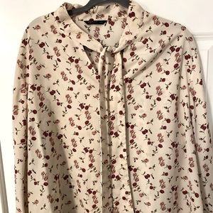 SHEIN blouse with tie option